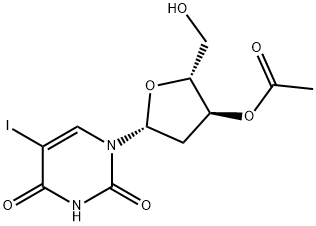 3'-O-Acetyl-5-iodo-2'-deoxy-uridine Struktur