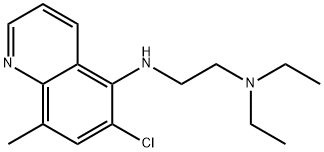 6-Chloro-5-[[2-(diethylamino)ethyl]amino]-8-methylquinoline Struktur