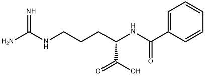 N-ALPHA-BENZOYL-L-ARGININE Structure