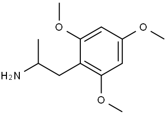 2,4,6-TRIMETHOXYAMPHETAMIN Struktur