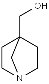 1-Azabicyclo[2.2.1]heptane-4-Methanol Struktur