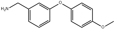 3-(4-METHOXYPHENOXY)BENZYLAMINE HYDROCHLORIDE Struktur