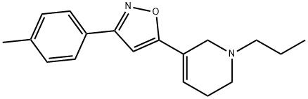 1,2,3,6-TETRAHYDRO-5-[3-(4-METHYLPHENYL)-5-ISOXAZOLYL]-1-PROPYLPYRIDINE OXALATE Structure