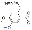 1-(4,5-dimethoxy-2-nitrophenyl)diazoethane Struktur