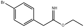 2(4-BROMO-PHENYL)-ACETIMIDIC ACID ETHYL ESTER Struktur