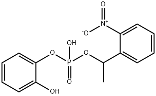 2-hydroxyphenyl 1-(2-nitrophenyl)ethyl phosphate Struktur