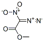 Diazonitroacetic acid methyl ester Struktur