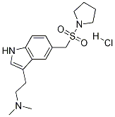 1-[[[3-[2-(DiMethylaMino)ethyl]-1H-indol-5-yl]Methyl]sulfonyl]pyrrolidine Monohydrochloride Struktur