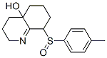 8-(4-tolylsulfinyl)-2,3,4,4a,5,6,7,8-octahydro-4a-quinolinol Struktur