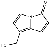 3H-Pyrrolizin-3-one, 7-(hydroxymethyl)- (9CI) Struktur