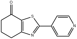 7(4H)-Benzothiazolone, 5,6-dihydro-2-(4-pyridinyl)- Struktur