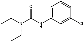 N'-(3-Chlorophenyl)-N,N-diethylurea Struktur