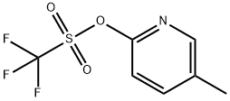 5-Methyl-2-(trifluoromethanesulfonyl)Oxypyridine Struktur