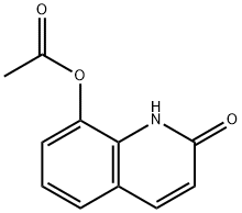 (2-oxo-1H-quinolin-8-yl) acetate Structure