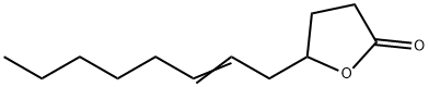 (Z)-6-dodecen-γ-lactone,dihydro-5-(2-octenyl)-2(3H)-furanone,4-hydroxy-γ-lactone-6-dodecenoicacid Struktur