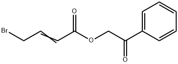 PHENACYL 4-BROMOCROTONATE Struktur