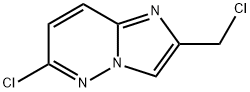 Imidazo[1,2-b]pyridazine, 6-chloro-2-(chloromethyl)- Struktur