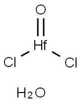 HAFNIUM OXYCHLORIDE HYDRATE Struktur