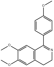 6,7-DIMETHOXY-1-(4-METHOXYPHENYL)-3,4-DIHYDROISOQUINOLINE Struktur