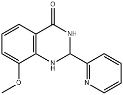 4(1H)-Quinazolinone,  2,3-dihydro-8-methoxy-2-(2-pyridyl)-  (8CI) Struktur