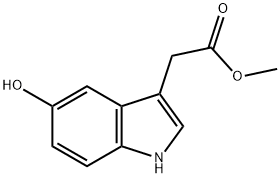 5-Hydroxy-1H-indole-3-acetic acid methyl ester Struktur