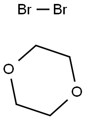 BROMINE-1,4-DIOXANE COMPLEX Struktur