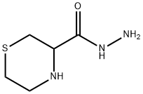 3-Thiomorpholinecarboxylicacid,hydrazide(9CI) Struktur