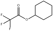 Trifluoroacetic acid cyclohexyl Struktur