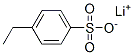 lithium p-ethylbenzenesulphonate  Struktur