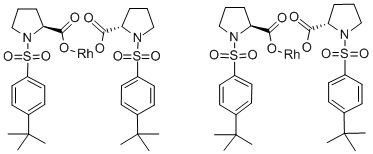 RH2(S-TBSP)4 Struktur