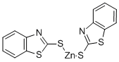 Zinc 2-mercaptobenzothiazole Struktur