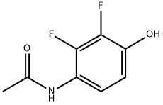 Acetamide,  N-(2,3-difluoro-4-hydroxyphenyl)- Struktur