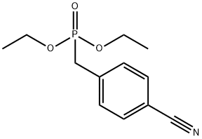 (4-CYANOBENZYL)PHOSPHONIC ACID DIETHYL ESTER Structure