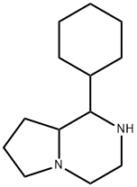 1-Cyclohexyloctahydropyrrolo[1,2-a]pyrazine Struktur