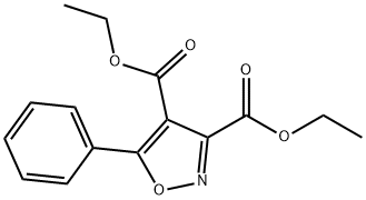 3,4-Isoxazoledicarboxylicacid,5-phenyl-,diethylester(9CI) Struktur