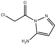 1H-Pyrazol-5-amine, 1-(chloroacetyl)- (9CI) Struktur