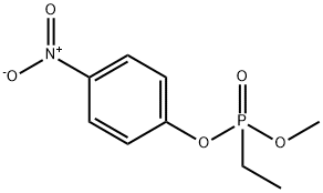 Ethylphosphonic acid p-nitrophenyl(methyl) ester Struktur