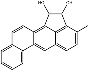 1,2-Dihydro-3-methylbenz[j]aceanthrylene-1,2-diol Struktur