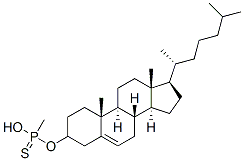 cholesterol-3-O-methylthiophosphonate Struktur