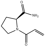 2-Pyrrolidinecarboxamide,1-(1-oxo-2-propenyl)-,(S)-(9CI) Struktur