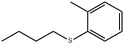 Butyl 2-methylphenyl sulfide Struktur