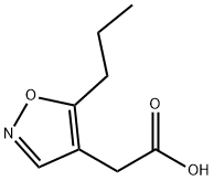 4-Isoxazoleaceticacid,5-propyl-(9CI) Struktur