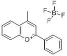 4-METHYL-2-PHENYL-1-BENZOPYRYLIUM TETRA& Struktur