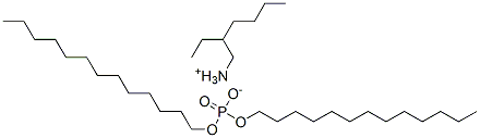 (2-ethylhexyl)ammonium ditridecyl phosphate Struktur