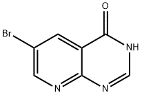 6-BROMOPYRIDO[2,3-D]PYRIMIDIN-4(1H)-ONE Struktur