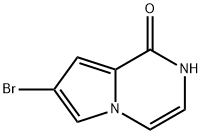 7-Bromo-1H,2H-pyrrolo[1,2-a]pyrazin-1-one Struktur