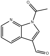 1-Acetyl-3-forMyl-7-azaindole Struktur