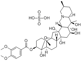 VERATRINE SULFATE Struktur