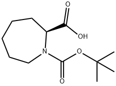 (S)-1-Boc-azepane-2-carboxylic acid Struktur