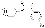 N-methyltropan-3-yl 2-(4-bromophenyl)propionate Struktur